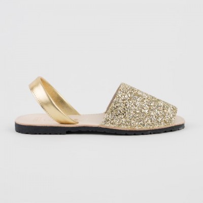 7505 Silver and Gold Mix Glitter Spanish Sandals - £15.00 - Clearance ...