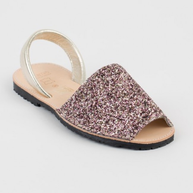 7505 Pink Glitter Spanish Sandals - £15.00 - Our Little Shoe Box – Baby ...