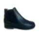 A-2644 Navy Leather Chelsea Boots