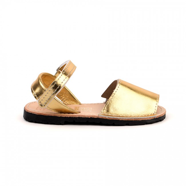 7507 Gold Leather Spanish Sandals - £9.99 - Our Little Shoe Box – Baby ...