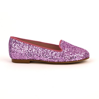 Katia Pink Glitter Slipper Shoe